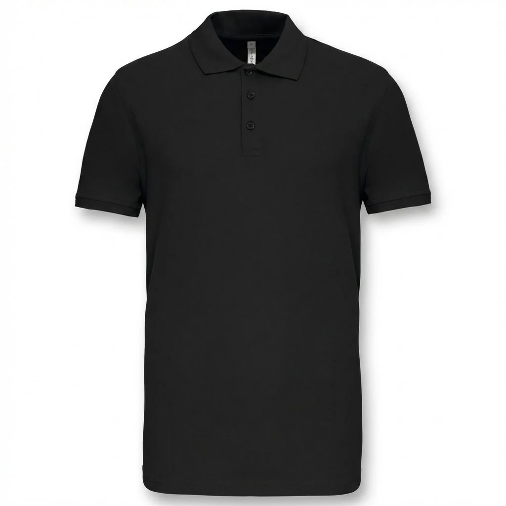 Kariban K239 Polo Heren – Zwart