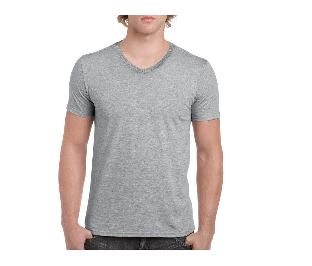 Gildan GN646 Softstyle V-hals T-shirt – Sport Grey