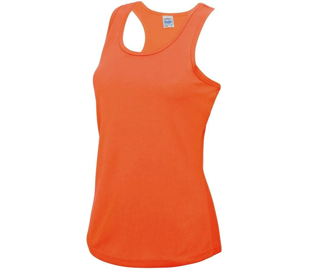 Just Cool JC015 Cool Sporttanktop Dames – Electric Orange