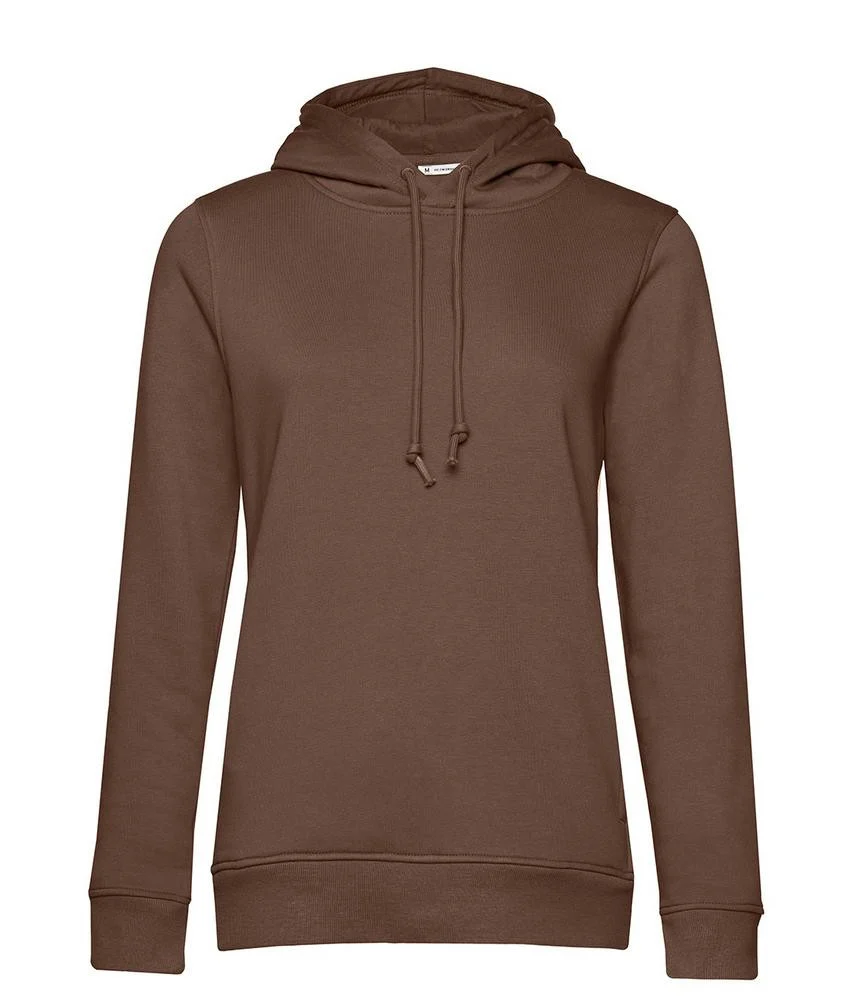 B&C BCW34B Dames Organic Hoodie – Mocha