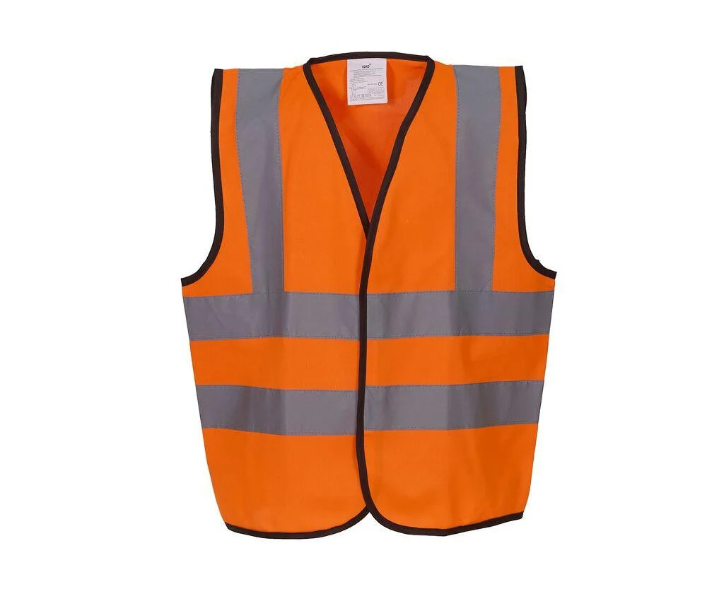 Yoko YK100C Veiligheidshesje Kinderen – Hi Vis Orange