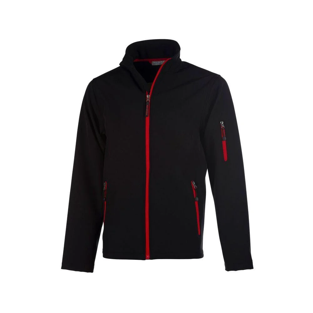 Pen Duick PK767 Atlantic Softshell Jas Kinderen – Black/Red