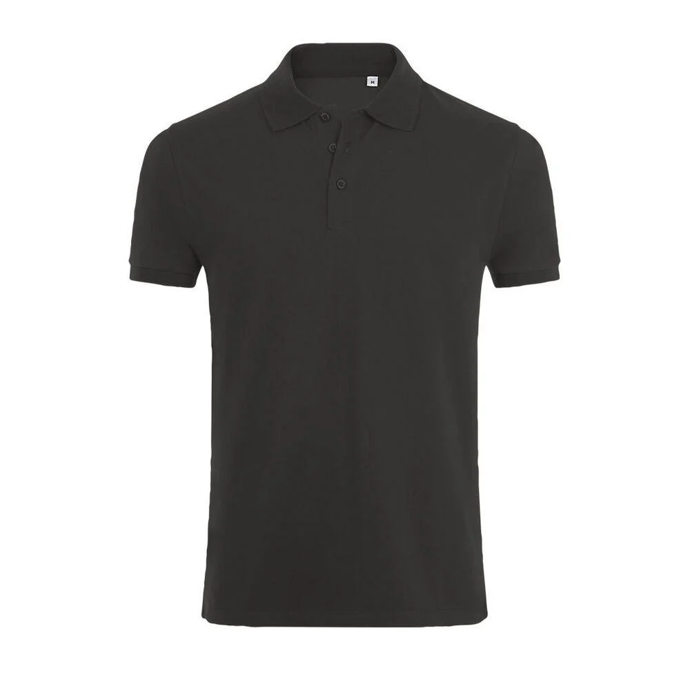 SOL'S 01708 Phoenix Stretch Polo Heren – Houtskool gemêleerd