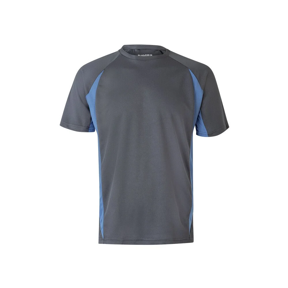 Velilla 36034 Sport Tweekleurig T-shirt – Grijs/Licht blauw