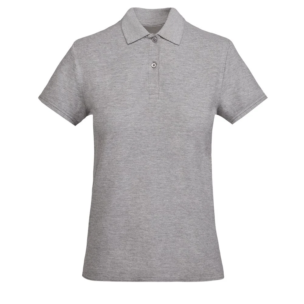 Roly PO6618 Biologisch Polo Dames – Heide Grijs