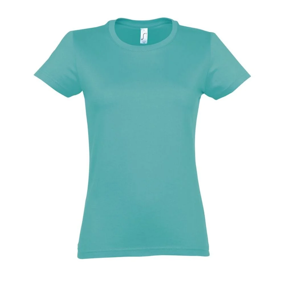 SOL'S 11502 Imperial T-shirt Dames – Caraïbisch blauw