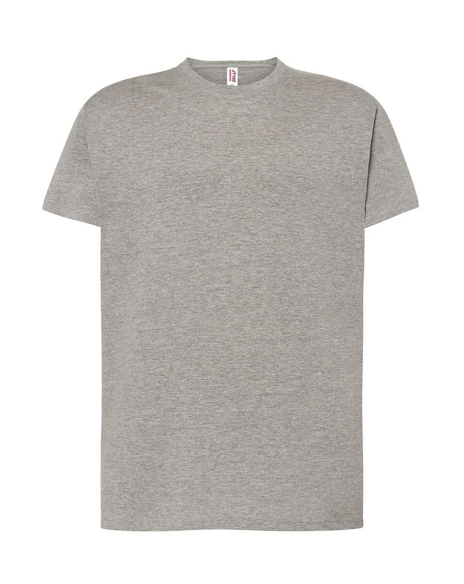 JHK JKJT150 T-shirt Heren 150 – Grey Melange