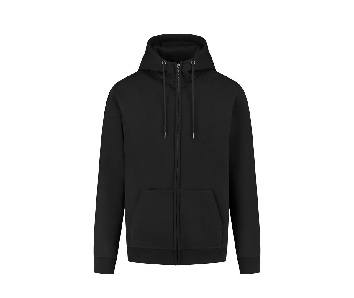 Starworld SW240 Biologische Hoodie met Rits – Deep Black
