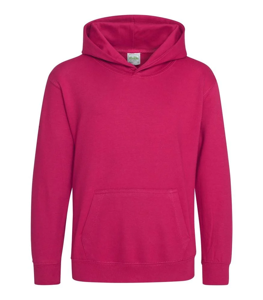 AWDIS Just Hoods JH01J Kinderhoodie – Hot Pink