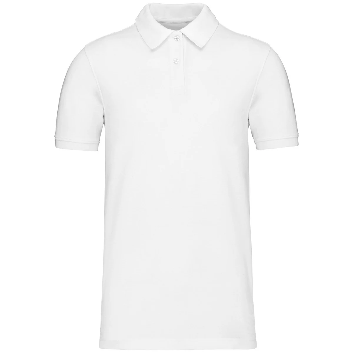 Kariban K2025 Biologisch Polo Heren – Wit