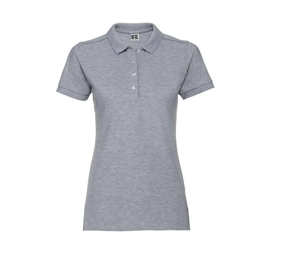 Russell JZ565 Stretch Polo Dames – Light Oxford