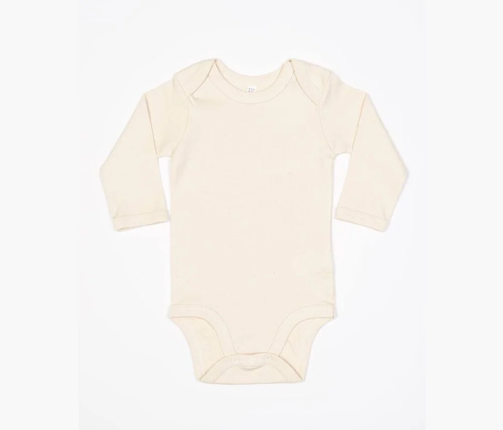 Babybugz BZ030 Baby Romper Lange Mouwen – Organisch Natuurlijk
