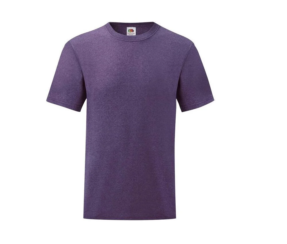 Fruit of the Loom SC230 Katoenen T-shirt – Heather Purple