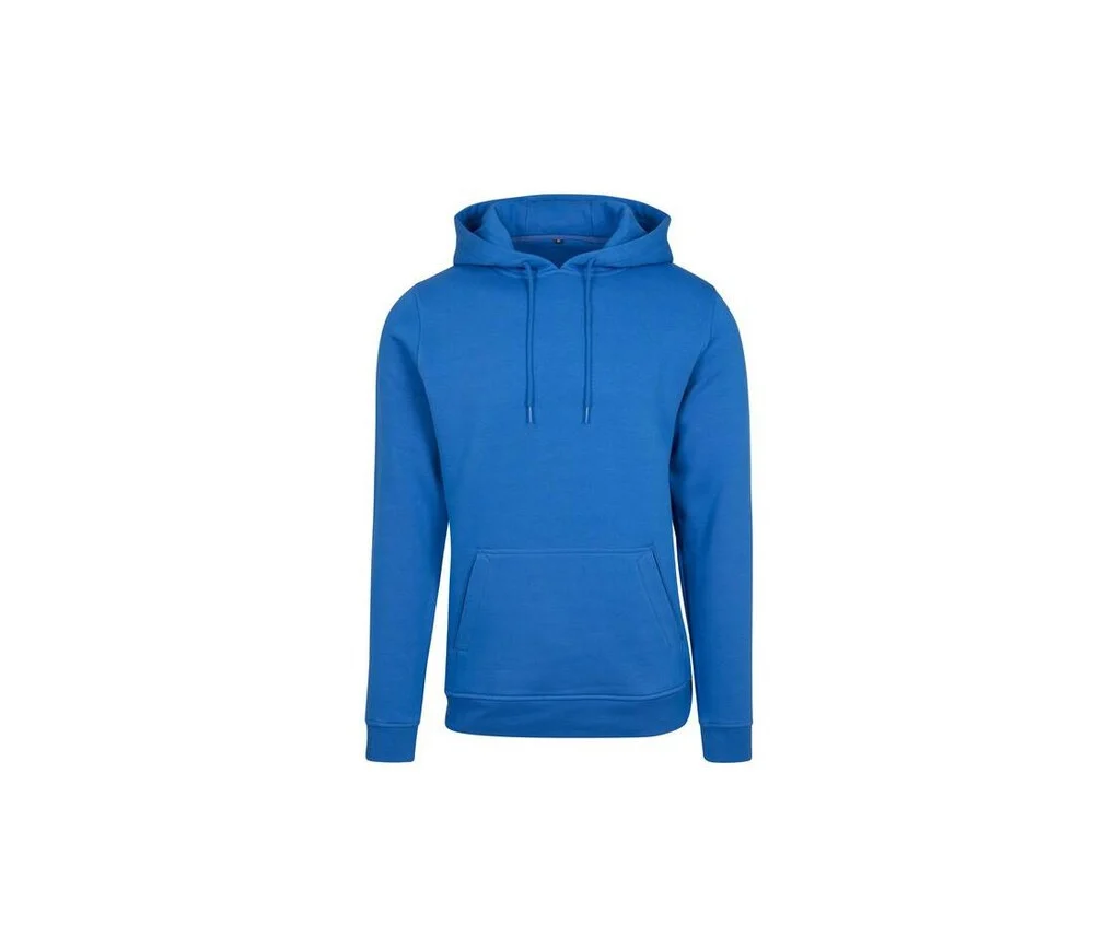 Build Your Brand BY011 Heavy Hoodie – Cobalt Blue