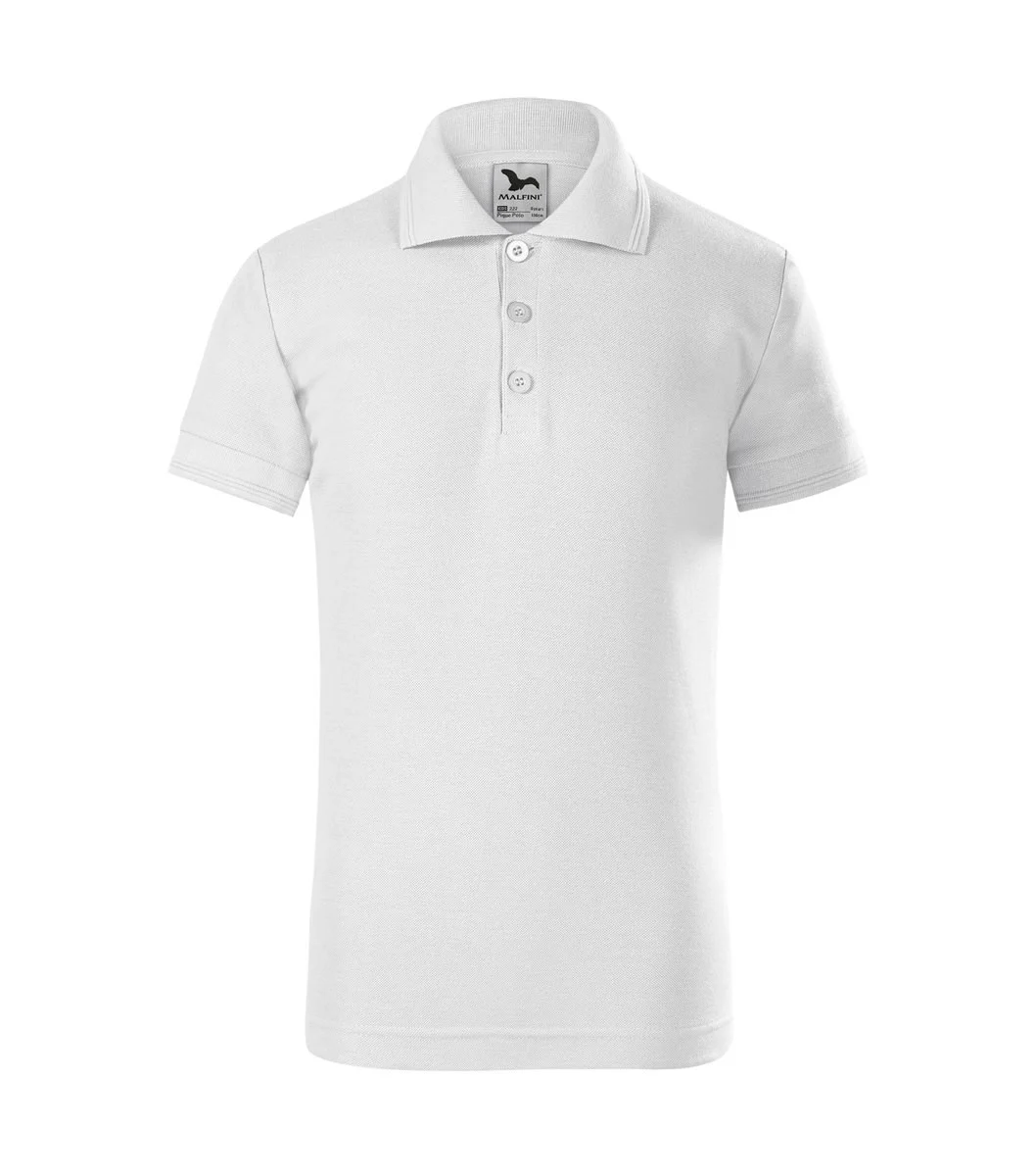 Malfini 222 Polo Kinderen – Wit