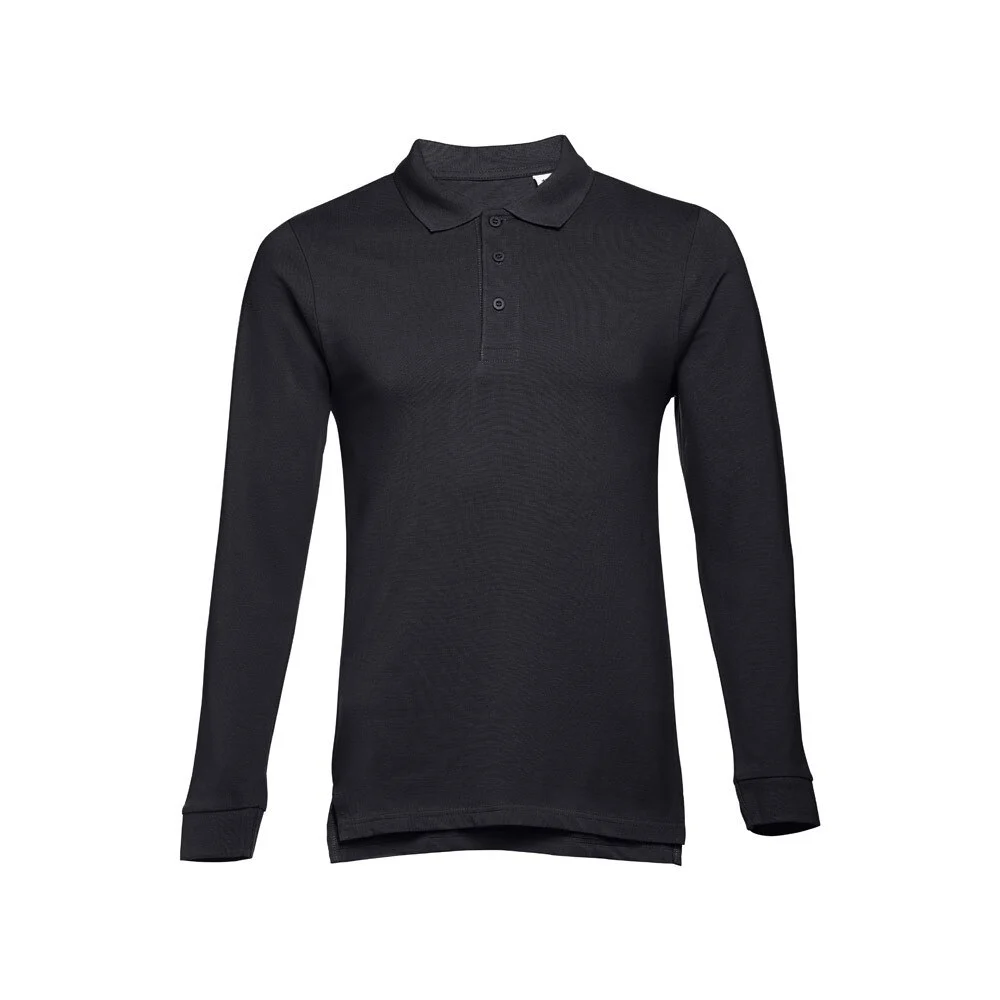 TH Clothes 30141 Polo Lange Mouwen Heren – Eclipse blauw