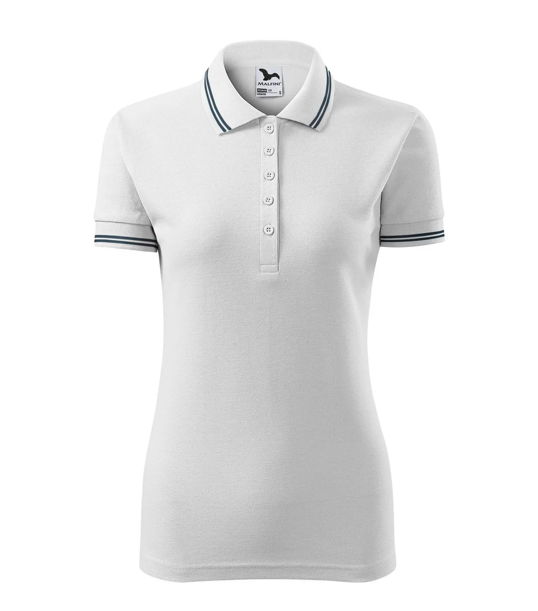 Malfini 220 Urban Polo Dames – Wit