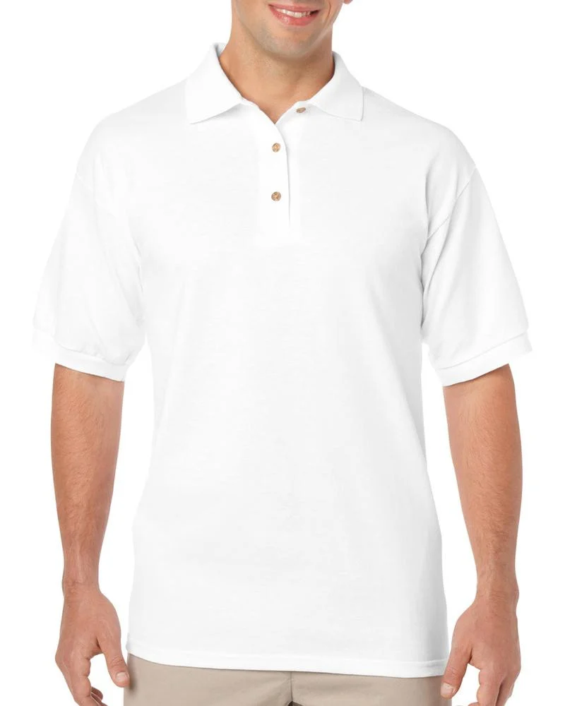 Gildan GN880 DryBlend Jersey Polo – White
