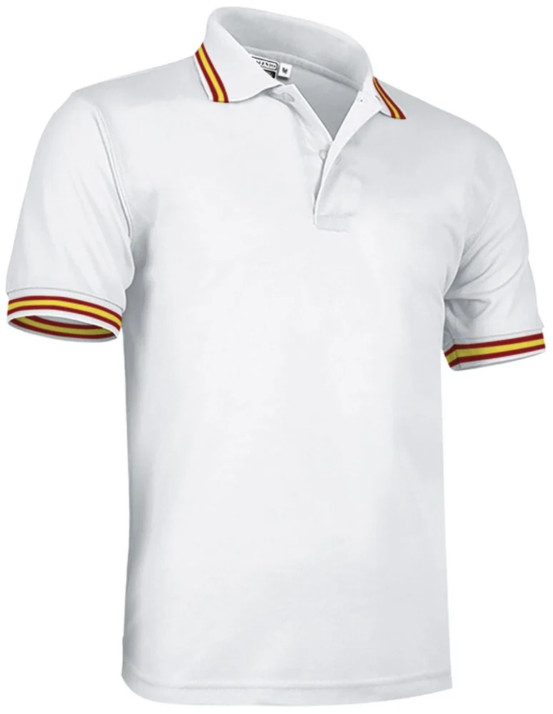 Valento POVACOM Combi Polo – white-spanish flag