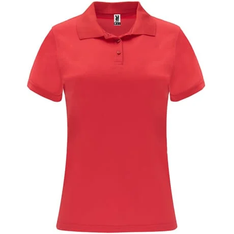 Roly PO0410 Monzha Technische Polo Dames – Red