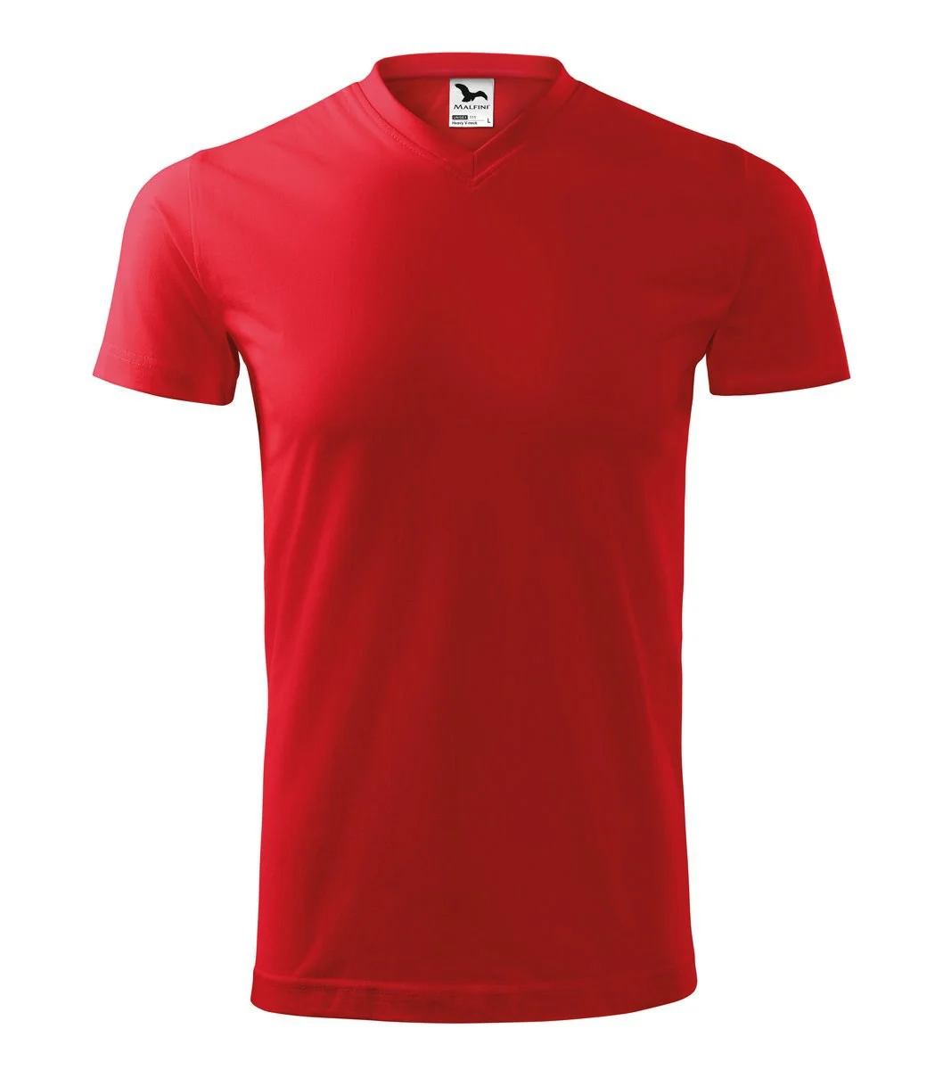 Malfini 111 Heavy T-shirt V-hals – Rood
