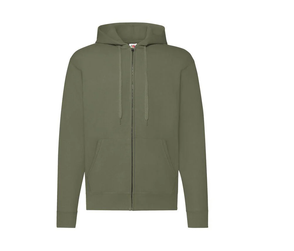 Fruit of the Loom SC374 Ritshoodie Heren – Classic Olive