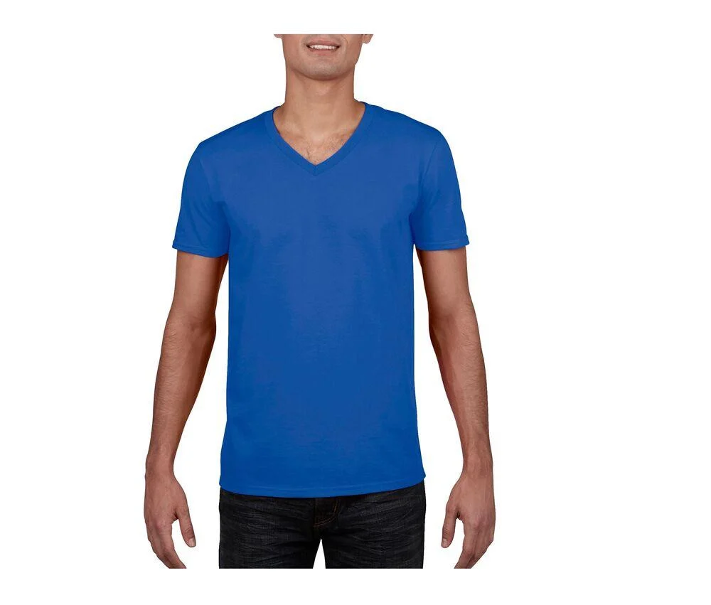 Gildan GN646 Softstyle V-hals T-shirt – Royal blue