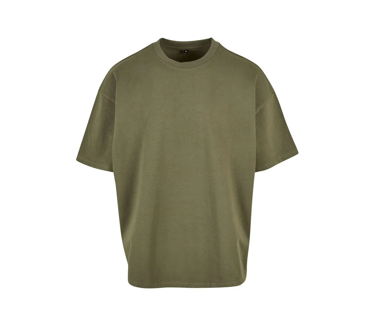 Build Your Brand BY163 Ultra Zwaar Boxy T-shirt – Olive