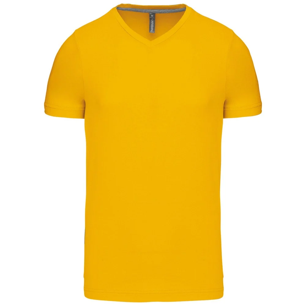 Kariban K357 T-shirt V-hals Heren – Geel