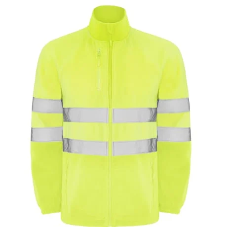 Roly HV9305 Altair Fleecejas Hoge Zichtbaarheid – Yellow Fluor