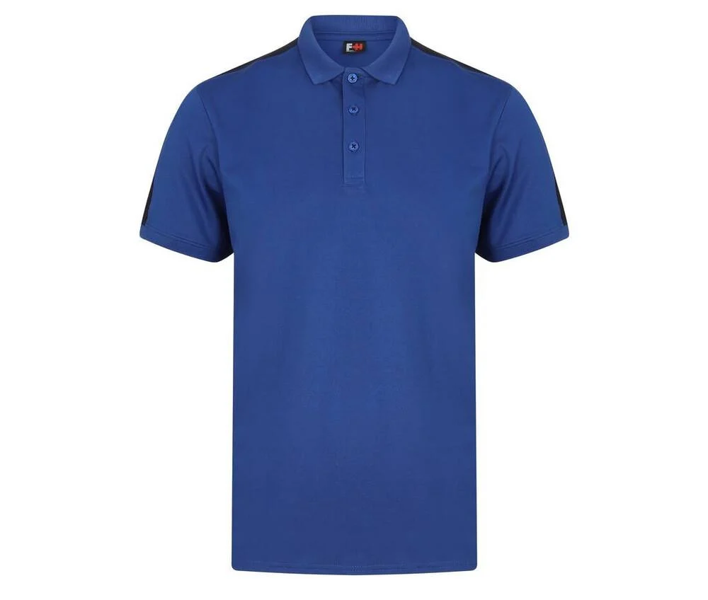 Finden & Hales LV381 Stretch Polo met Contrast – Royal/ Navy