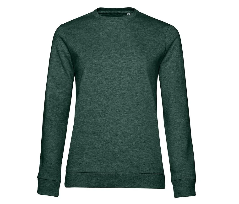 B&C BCW02W Sweater Dames – Heather Dark Green
