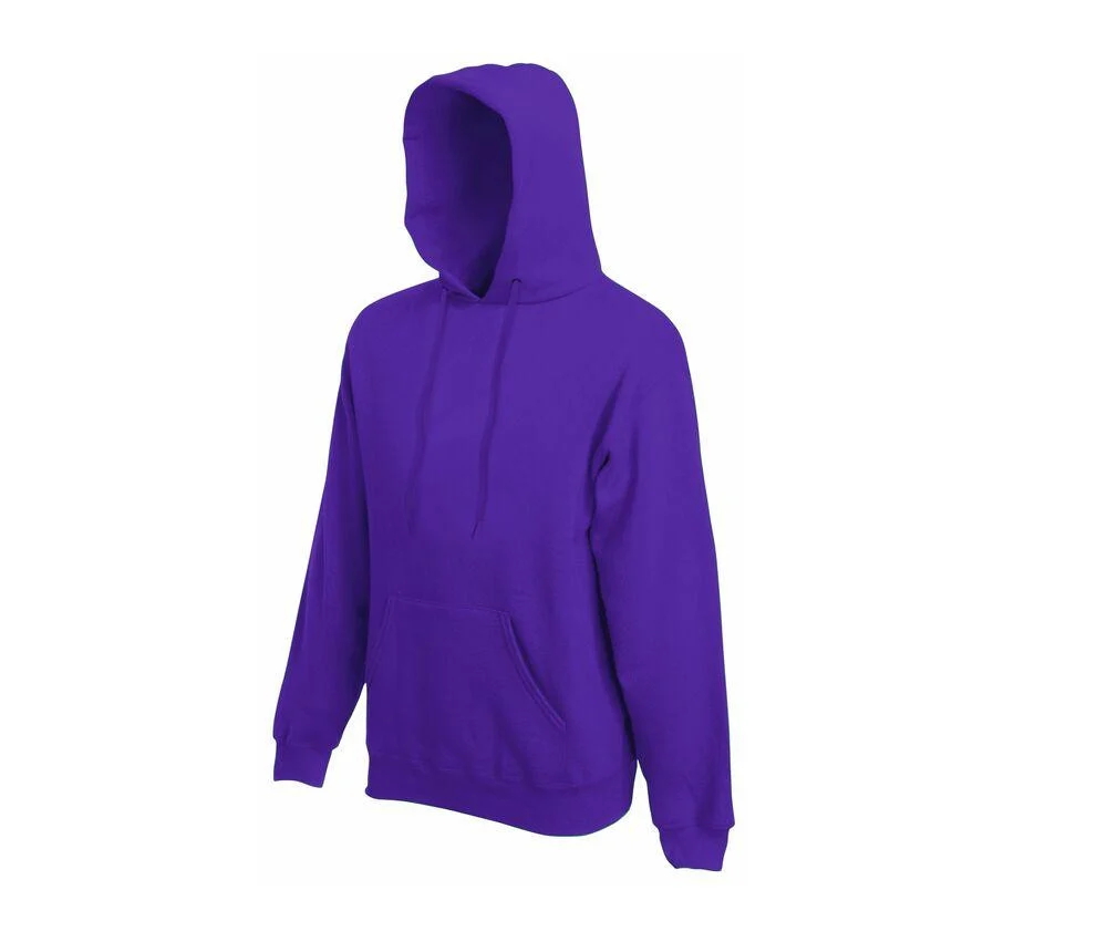 Fruit of the Loom SC270 Hoodie Sweatshirt Purple