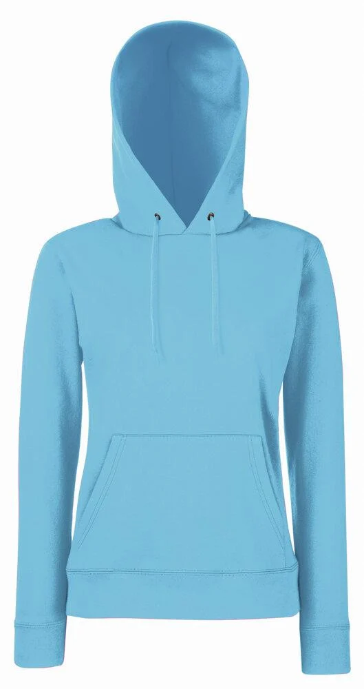 Fruit of the Loom SC269 Dames Hoodie Azur Blue