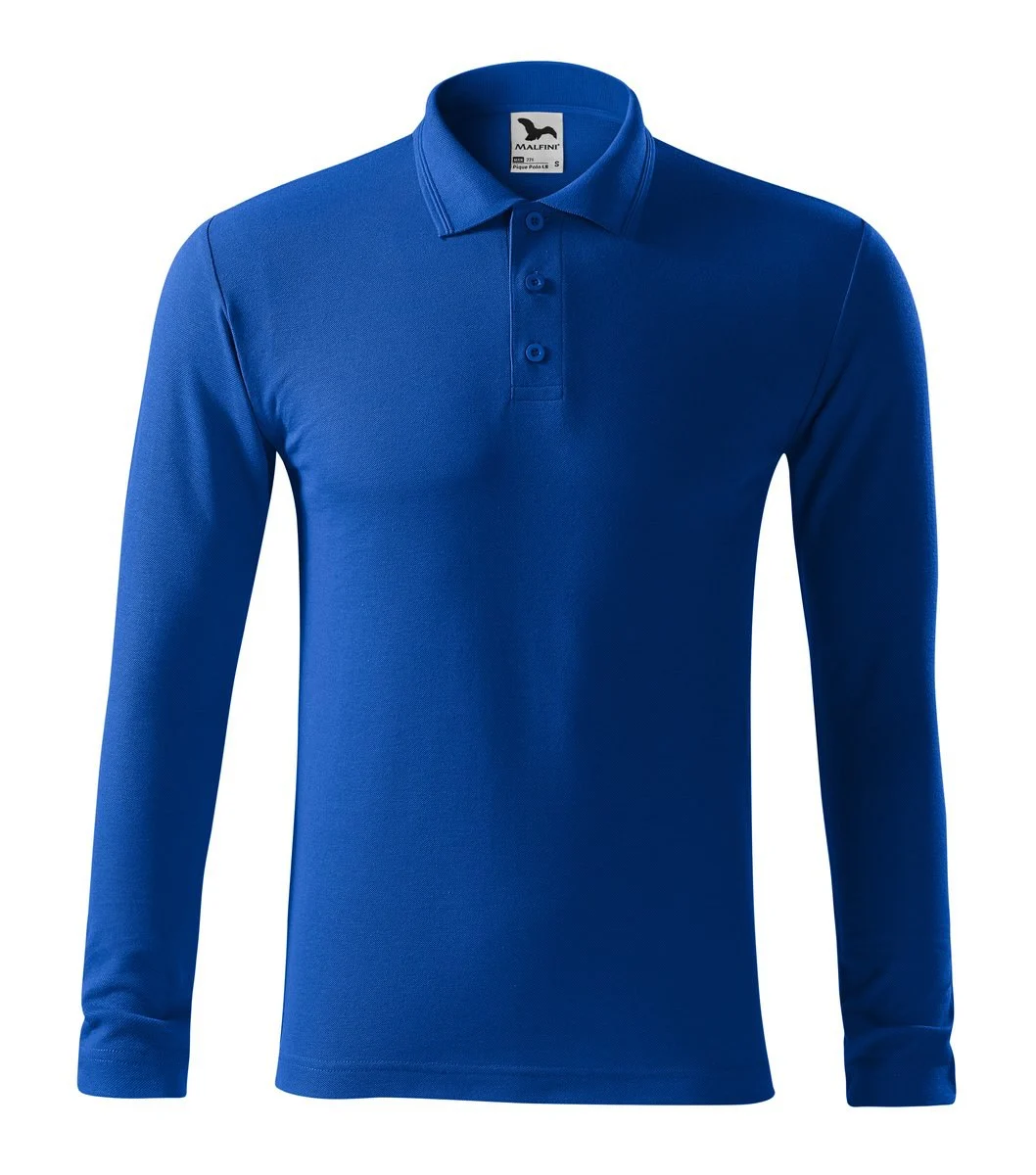 Malfini 221 Polo Lange Mouwen – Koningsblauw