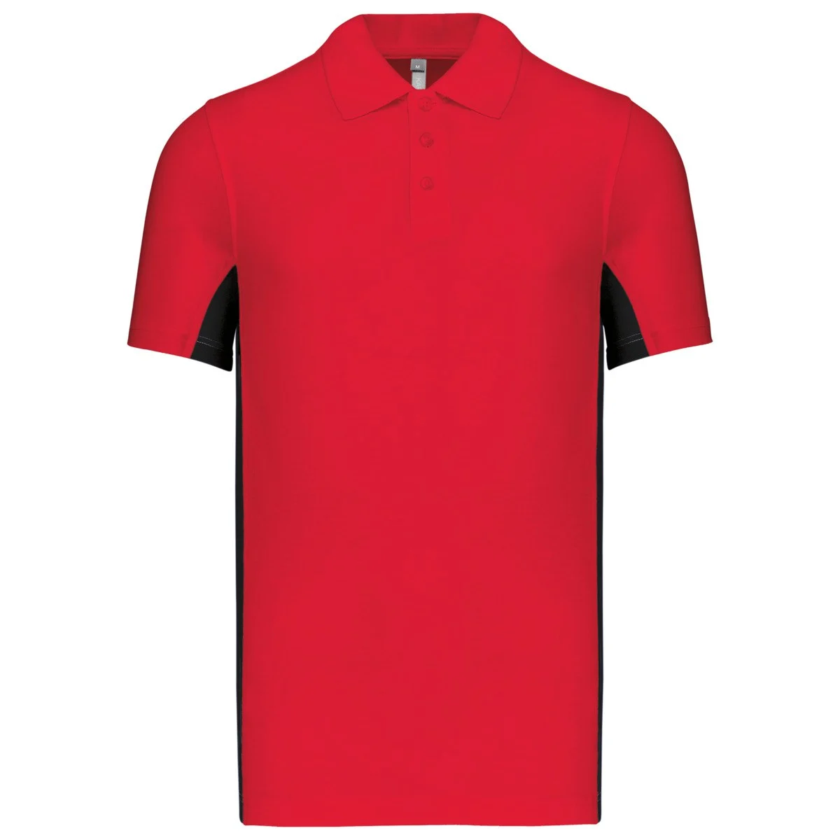 Kariban K232 Flag Tweekleurig Polo – Rood/Zwart