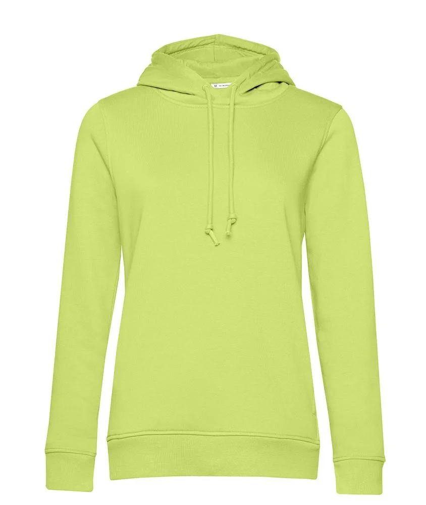 B&C BCW34B Dames Organic Hoodie – Lime