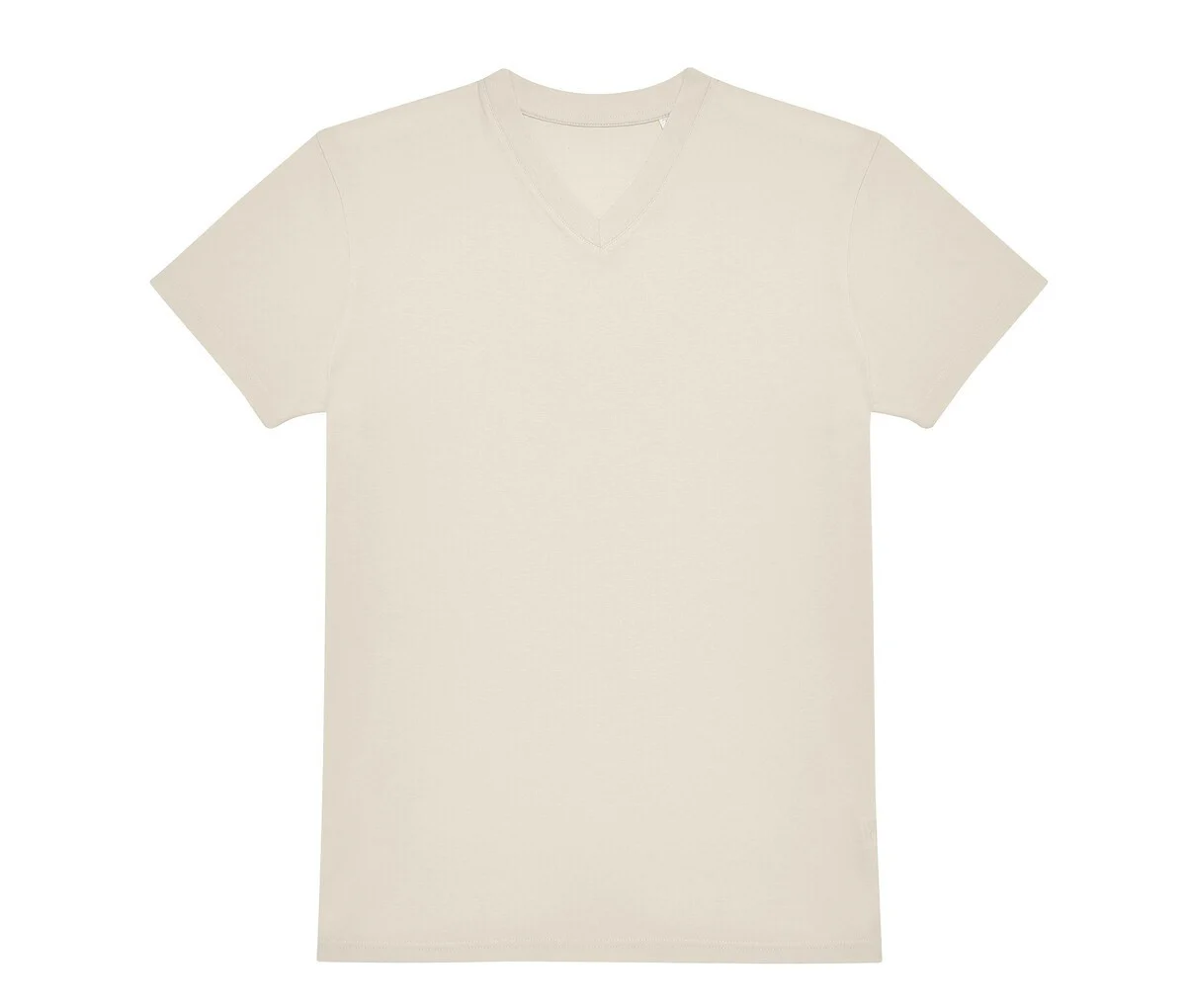 B&C BC01V V-hals T-shirt Heren 150 – Off White