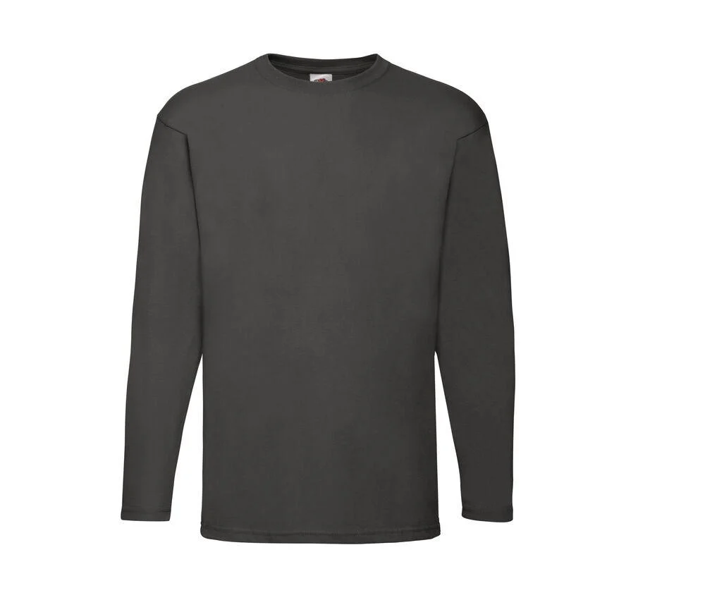 Fruit of the Loom SC233 Valueweight T-shirt Lange Mouwen – Light Graphite