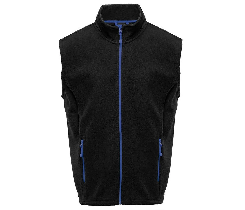 Black&Match BM500 Fleece Bodywarmer – Black / Royal