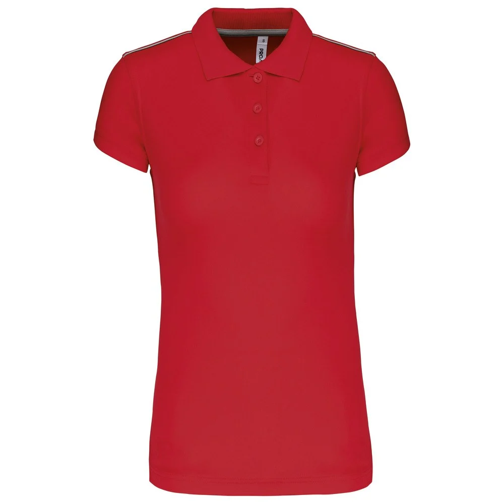 Proact PA481 Sportpolo Dames – Sportief Rood