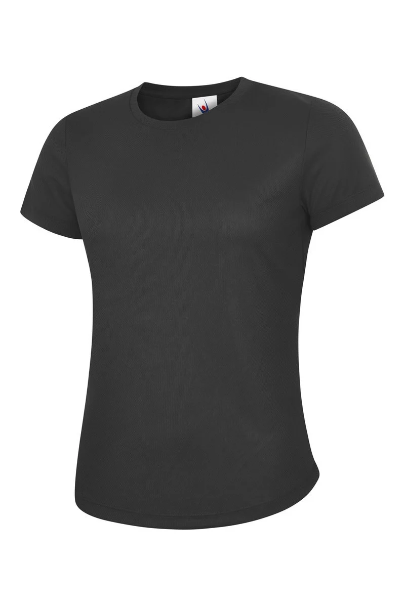 Radsow by Uneek UC316 Sport T-shirt Dames – Zwart