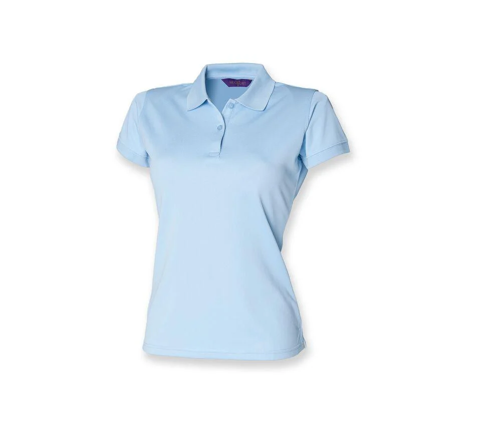 Henbury HY476 Ademende Coolplus® Polo Dames – Light Blue