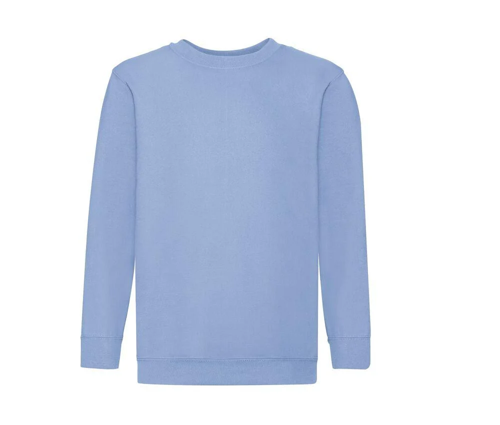Fruit of the Loom SC351 Kindersweater – Sky Blue