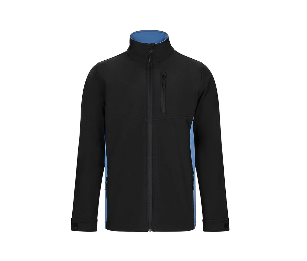 Velilla V1064 Tweekleurige Softshell Jas – Black / Sky Blue