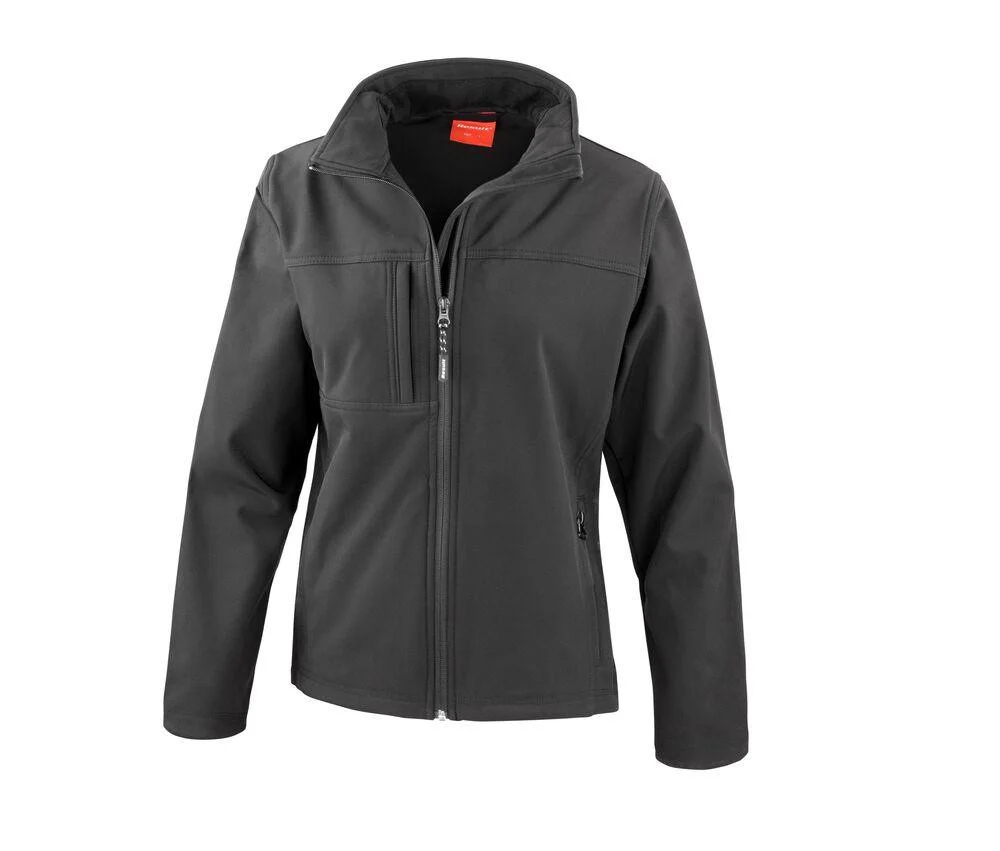 Result RS121F 3-laags Softshell Jas Dames – Black