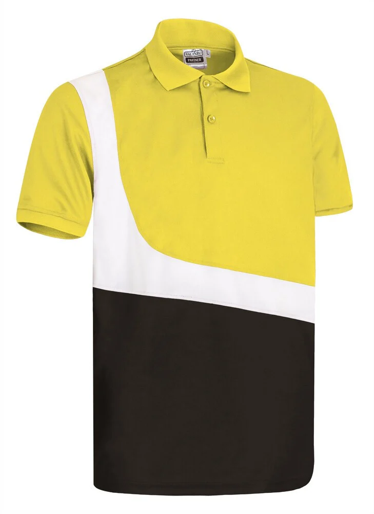 Valento POVAPAR Partner Polo – lemon yellow-white-black