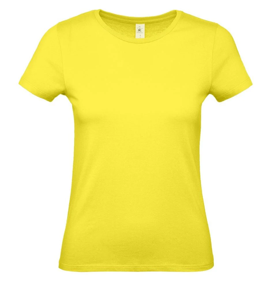 B&C BC02T #E150 T-shirt Dames – Solar Yellow