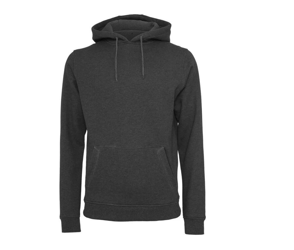 Build Your Brand BY011 Heavy Hoodie – Charcoal
