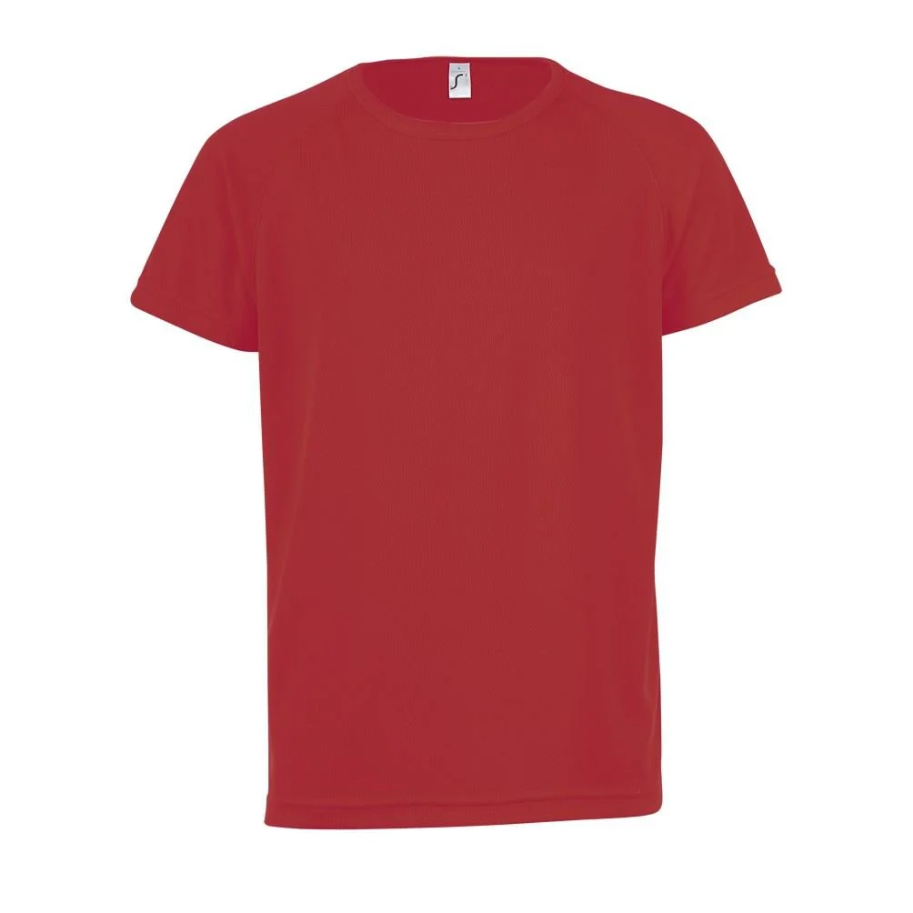 SOL'S 01166 Sport Raglan T-shirt Kinderen – Rood